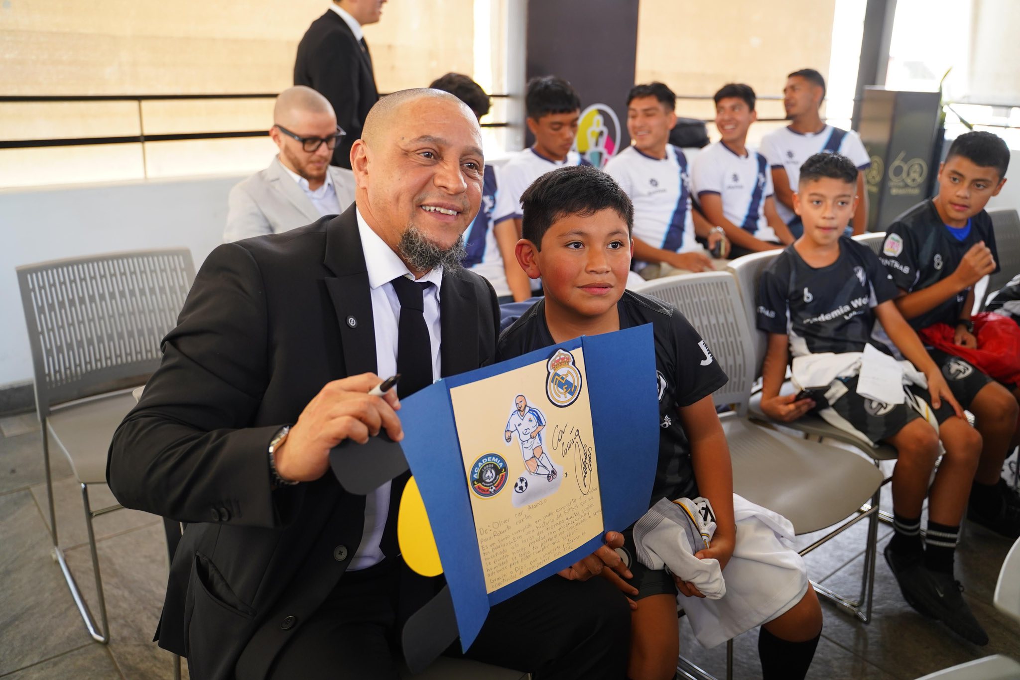 Roberto Carlos ex jugador del Real Madrid en Guatemala 2026